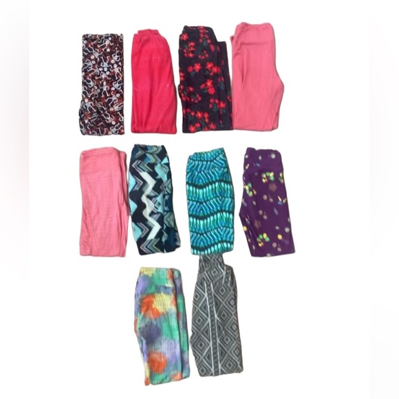 BULK! 10 pairs of LULAROE legging (ONE SIZE) - Picture 1 of 6